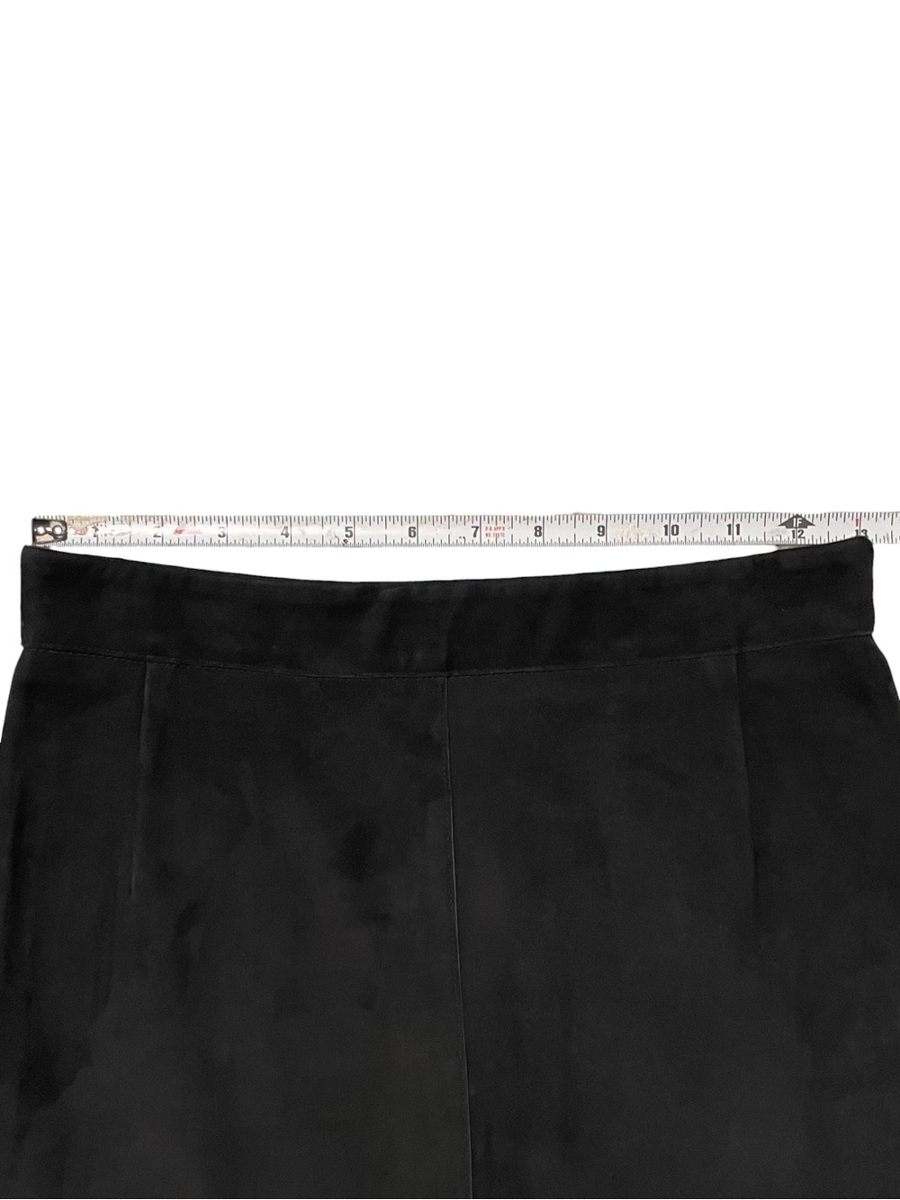 AKRIS PUNTO Black Lamb Suede Pencil Skirt US 4 Small - Picture 9 of 11